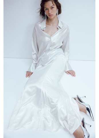Атласна спідниця із креп-сатину H&M (354647760)