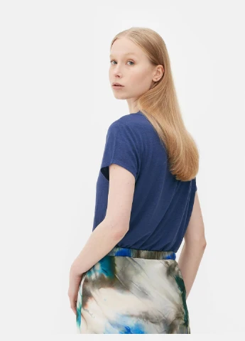 Футболка basic,темно-синий, Primark - (346475437)
