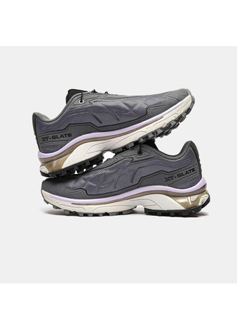 Сірі Осінні кросівки чоловічі salomon xt-slate саломон xt-6 No Brand