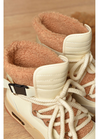 Черевики жіночі еврозима бежевого кольору Let's Shop (370590372)