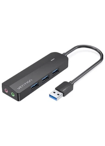 Хаб USB 3.0 -> 3хUSB 3.0/2хTRS Audio/USB Micro 1.0 м. Vention (397312298)