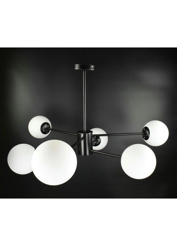 Люстра потолочная на 6 лампочек 26223 Черный 40-70х88х88 см. Sunnysky (324396115)