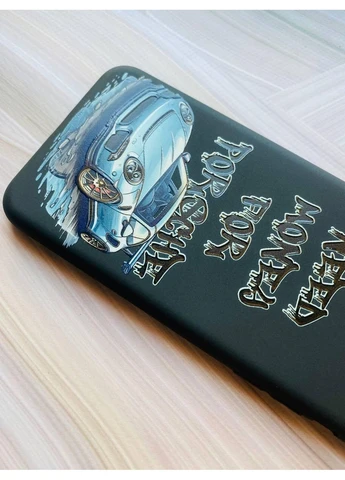 Матовий чорний чохол на Apple iPhone 13:: Хочу Порше (принт 385) CASE CONTROL (360706410)