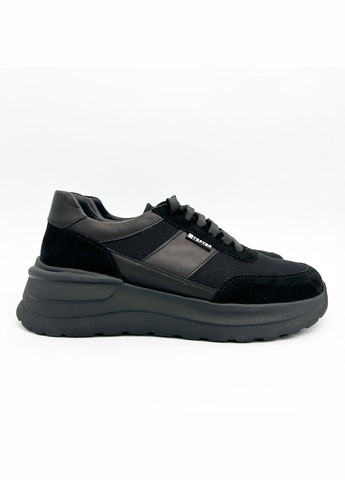 Чорні всесезонні кросівки (р) текстиль/велюр 0-1-1-8503 Stepter