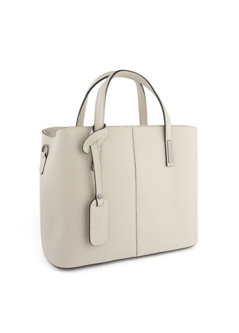 Сумка жіноча шкіряна ділова 03719 велика з 2 ручками бежева Virginia Conti (325615753)