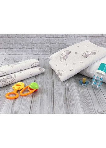 Многоразовая непромокаемая пеленка Мишка на месяце, жаккард, 70х50 см () Руно МЖ5070 (366472114)