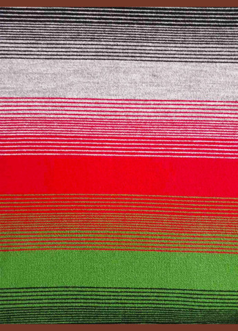 Комбінована сукня жіноча супер батал великого розміру з довгим рукавом, зимовий теплий акрил з поясом, в широку смужку No Brand