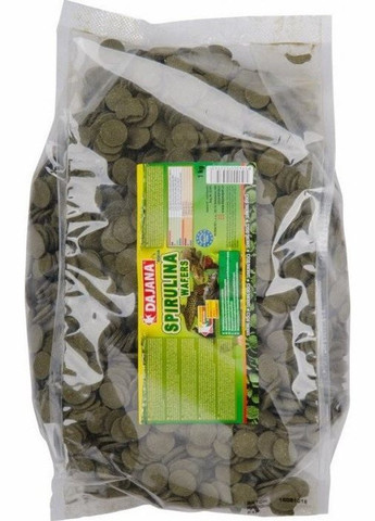 Корм для всех рыб со спирулиной в таблетках Dajana SPIRULINA Tablets 1 кг/пакет (2000981005023) Dajana Pet (316135345)