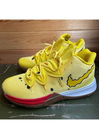Цветные кроссовки kyrie 5 spongebob squarepants No Brand