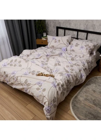 Комплект постельного белья Бязь Gold Люкс King Size 220x240 наволочки 2х50х70 (MS-820014106) Moon&Star Ivory Flora (400234958)