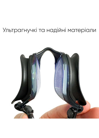 Окуляри для плавання Dande Уні Anti-fog Чорний OSFM Renvo (333961087)