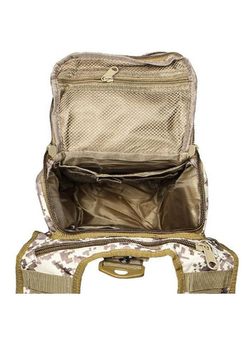 Сумка тактична через плече Outdoor A25 Sand Pixel 7 шт. Aokali (352012337)