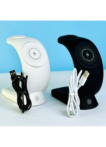 Бездротовий зарядний пристрій T17 Magnetic 3in1 RGB Light No Brand (353497811)