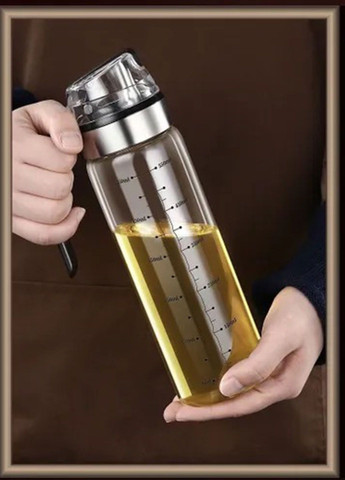 Скляна бутилка диспенеср для олії і оцту з дозатором з автоматичним відкриттям 550 мл Frico fru-119 (289391284)