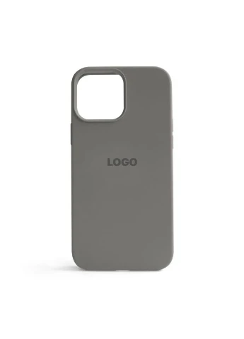 Силиконовый чехол для Apple iPhone серый No Brand 13 Pro Max (393475396)
