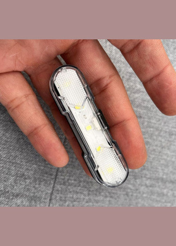 Велосипедна мигалка з білим світлом AS1010 збоку вело фара габарит акумуляторний 4 режими WD (297330974)