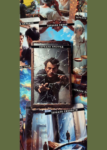 Бревно карт Оракул Зеркал 55 шт. No Brand (332625966)