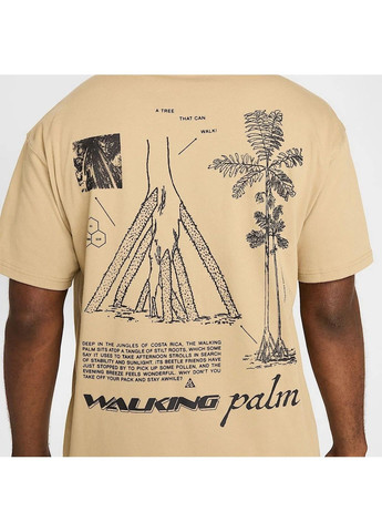Бежевая футболка мужская acg dri-fit tee oc walk tree beige Nike