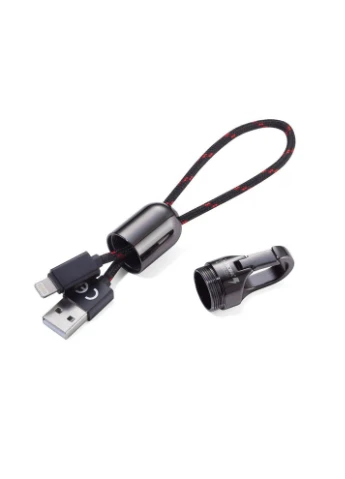 Кабель зарядка + карабін, USB Troika (342106117)