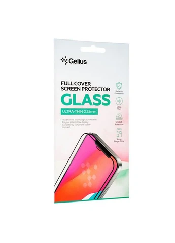 Защитное стекло Full Cover UltraThin 0.25mm для Samsung A107 (A10s) Black Gelius (268218369)