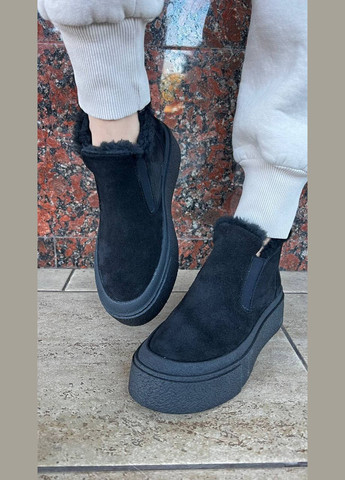 Зимние ботинки челси Vakko из натуральной замши