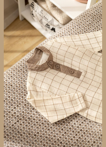 Комбинезон для мальчика 7162 86 см Бежевый (2000990302892S) shop (2000990302892) Beyaz Bebek (282934297)