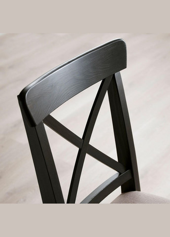 Стіл і 6 стільців ІКЕА INGATORP / INGOLF 110/155 см (s99483344) IKEA (278406070)