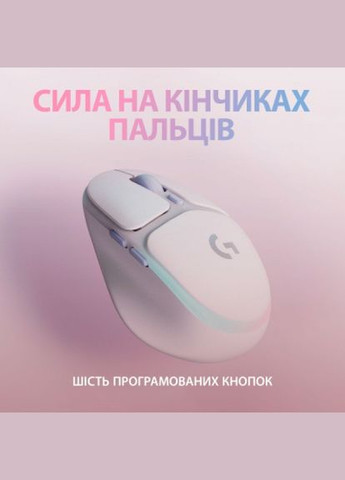 Мишка (910-006367) Logitech g705 gaming wireless/bluetooth white (268146234)