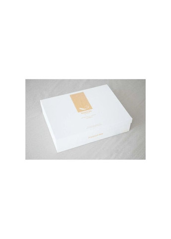 Постельное белье Сатин Premium Corner Moko White 143x210x2 (2200001484528) Mirson (280802135)
