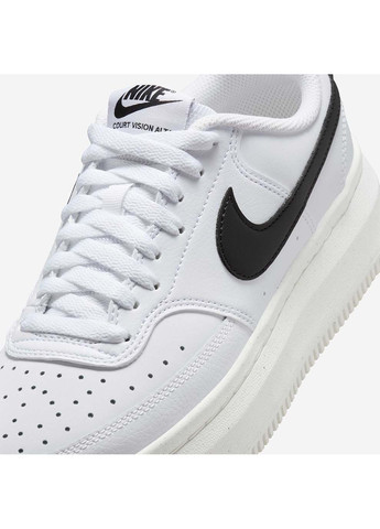 Женские Кроссовки W COURT VISION ALTA Белый Nike белые демисезоны (367589165)