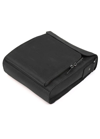 Мужская кожаная сумка через плечо RA-30272-3md черный крейзи хорс TARWA (298684324)