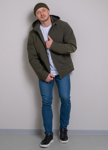 Зелена куртка чоловіча зелений демісезонна 338929 Fashion