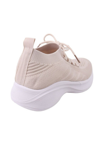 Кроссовки женские бежевые текстиль Fashion 171-25LK бежевые (322629179)