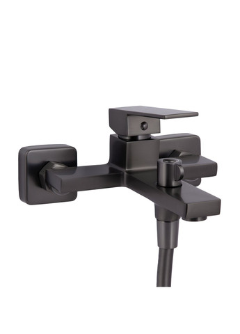 Смеситель для ванны Gemini (с душевым гарнитуром) QTGEM259GMB45684 Gunmetal Black PVD Qtap (322069713)