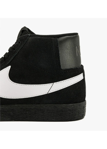 Чорні всесезонні кросівки унісекс sb zoom blazer mid black 864349-007 Nike