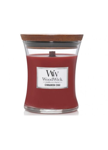 Ароматична свічка в склі Mini Cinnamon Chai 85 г (98104E) WoodWick (335371464)