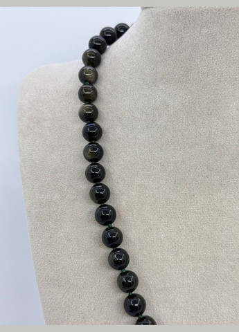 Ожерелье из обсидиана 44 см Черный No Brand (335249207)
