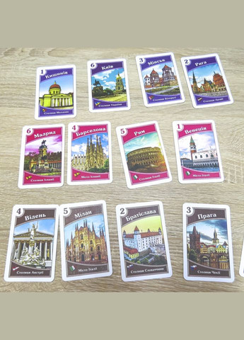 Карткова гра "Галопом по Європі" 1205ATS 72 картки, правила Artos Games (301790190)