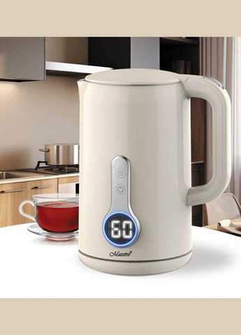 Електрочайник MR025 чайник термос с выбором поддержанием температуры 1,7 л 2200 Вт Слоновая кость Maestro (296925526)