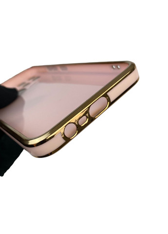 Чехол для C30 с защитой камеры с золотой окантовкой на реалми с30 пудровый gs1 Realme (366234673)