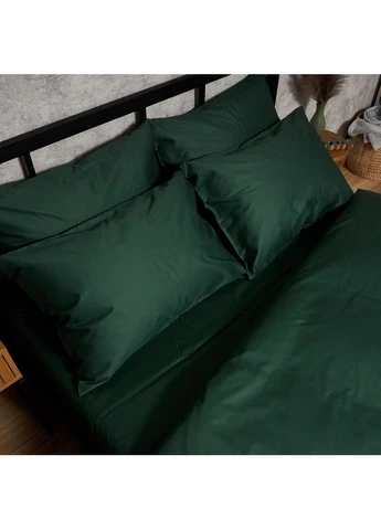 Комплект постільної білизни Satin Premium Сімейні 143х210х2 наволочки 2х70х70 (MS-820010037) Moon&Star Evergreen Dream (356114900)