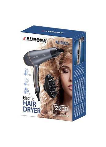 Фен 3031AU 2200 Вт сірий Aurora (364100807)