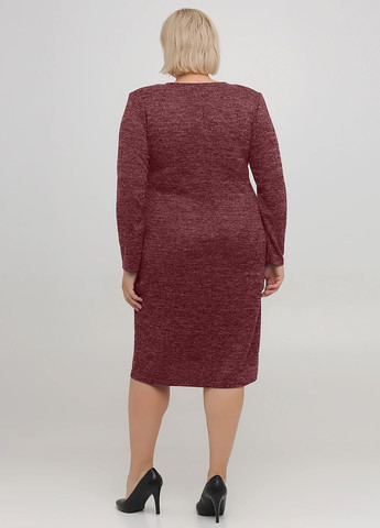 Бордова платье бордовое art 00112a BABOCHKA XL Collection