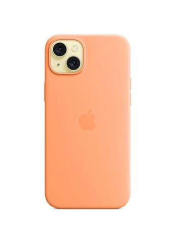 Чохол до мобільного телефона iPhone 15 Plus Silicone Case with MagSafe Orange Sorbet (MT173ZM/A) Apple iPhone 15 Plus Silicone Case with MagSafe Orange S (361110514)