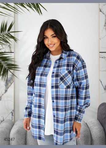 Жіноча сорочка в клітинку Liton (303106645)