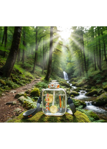 Пляшка TKK SPORT для води 1600 мл із безпечного тритану. Біла No Brand (296101775)