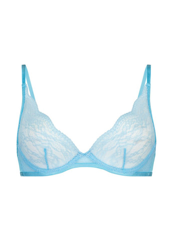 Блакитний мереживний бюстгальтер Hunkemoller