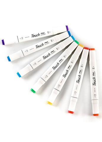 Маркеры 30 цветов! Набор качественных двусторонних маркеров для скетчинга на спиртовой основе! Touch (316685404)