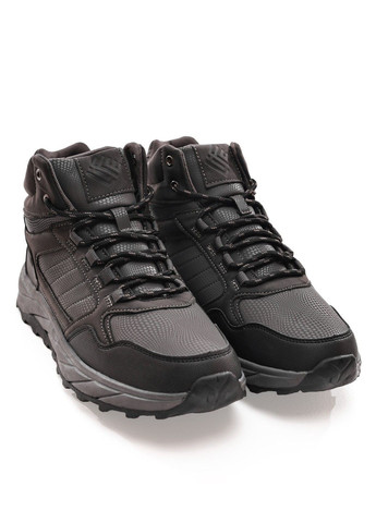 Темно-серые зимние ботинки зимние мужские Moli