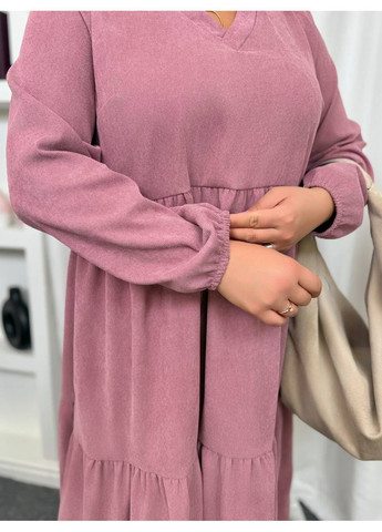 Пудрова повсякденний сукня жіноча KaraMix однотонна